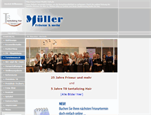Tablet Screenshot of friseur-mueller-mehr.de